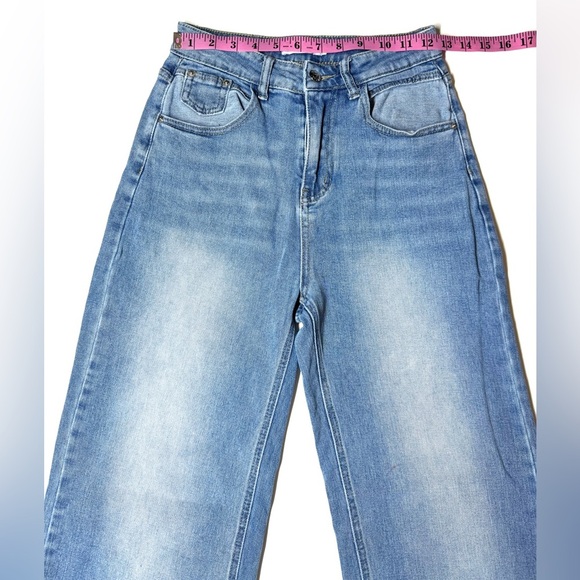 HDLTE Women's Wide Leg Baggy Jeans Size- XS - Picture 2 of 10